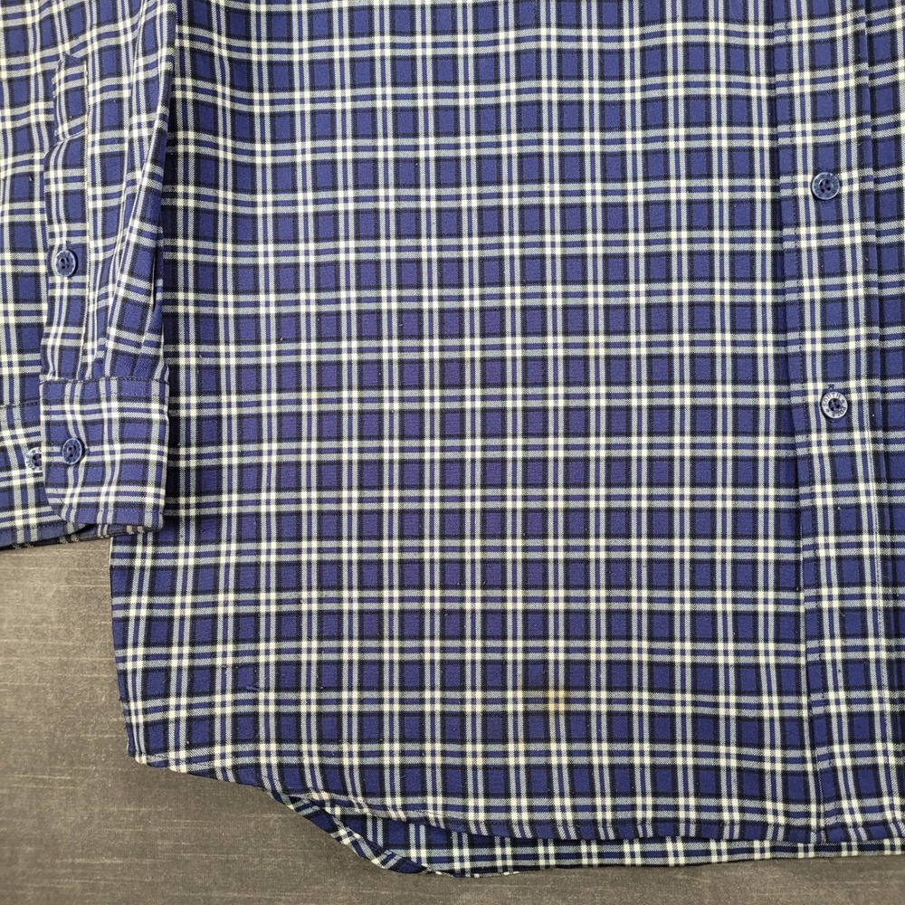 South Pole Y2K Plaid Shirt Long Sleeve‎ Button Up Pocket Front XL Grunge - Picture 10 of 16